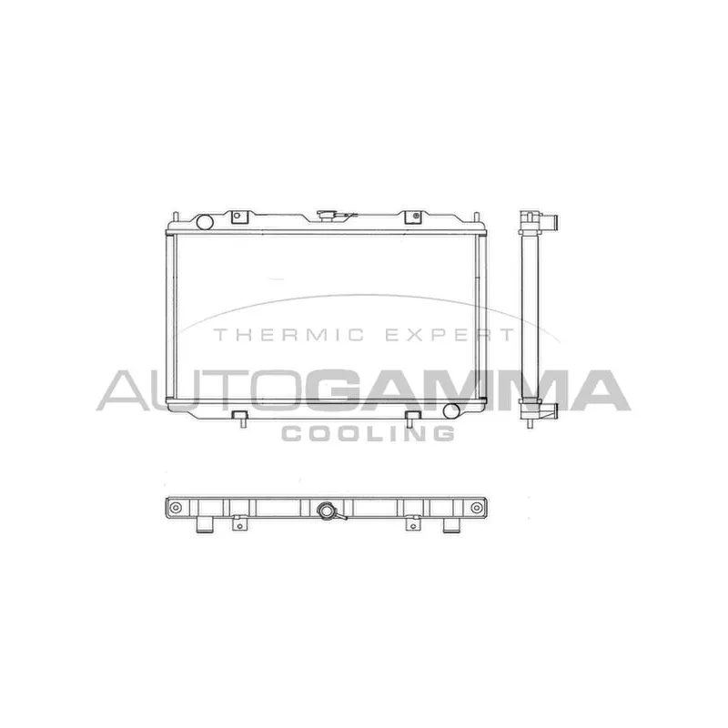 Radiateur, refroidissement du moteur AUTOGAMMA 102187