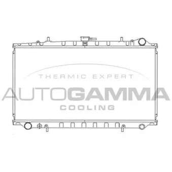 Radiateur, refroidissement du moteur AUTOGAMMA 102195