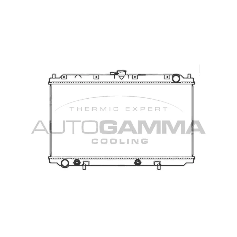 Radiateur, refroidissement du moteur AUTOGAMMA 102196