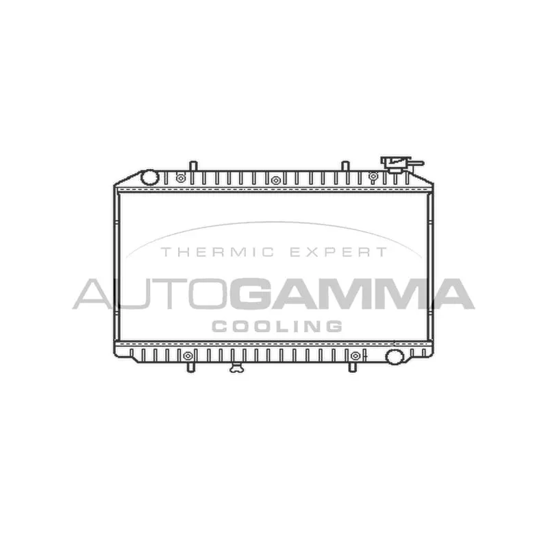 Radiateur, refroidissement du moteur AUTOGAMMA 102199