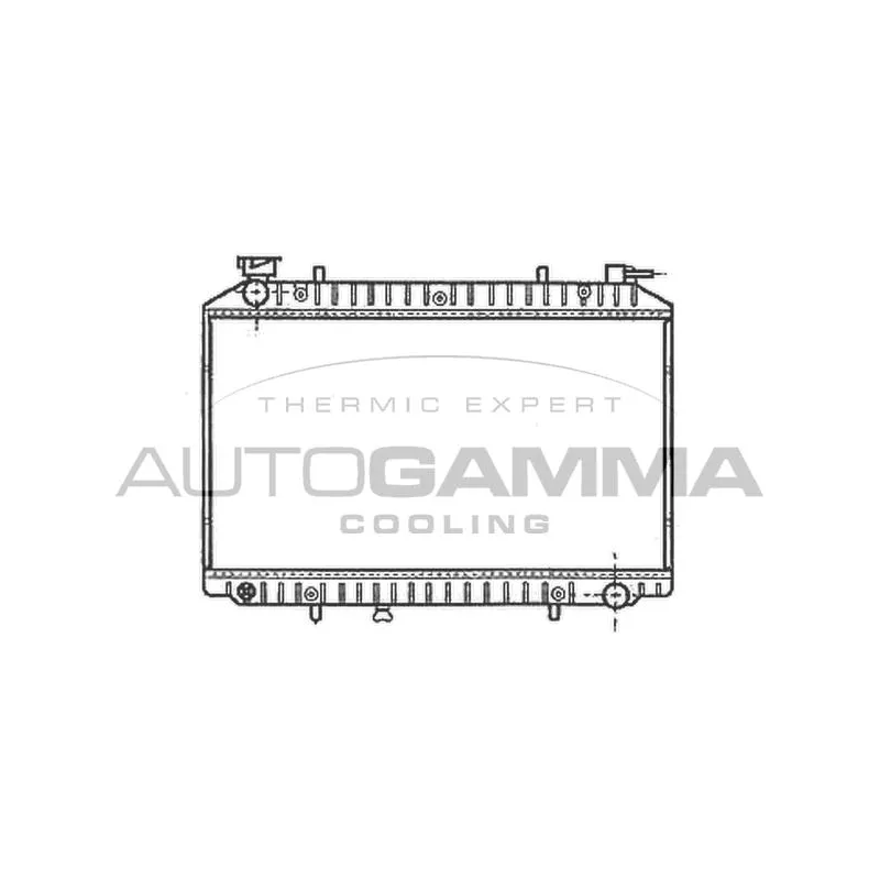 Radiateur, refroidissement du moteur AUTOGAMMA 102200