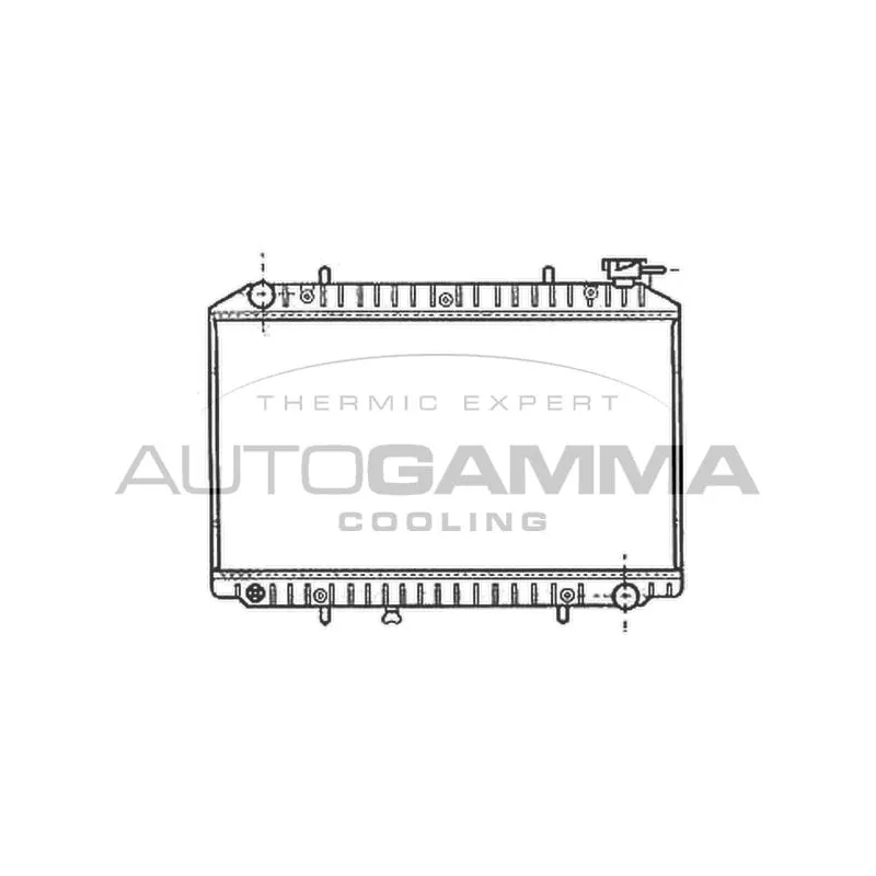 Radiateur, refroidissement du moteur AUTOGAMMA 102201
