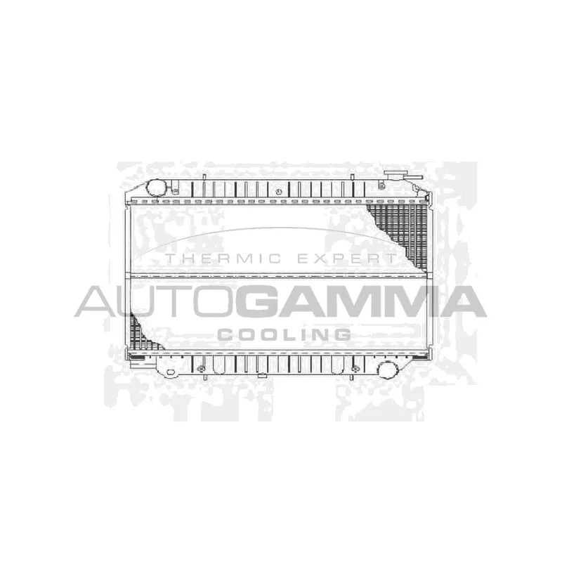 Radiateur, refroidissement du moteur AUTOGAMMA 102204