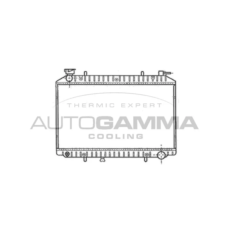 Radiateur, refroidissement du moteur AUTOGAMMA 102205