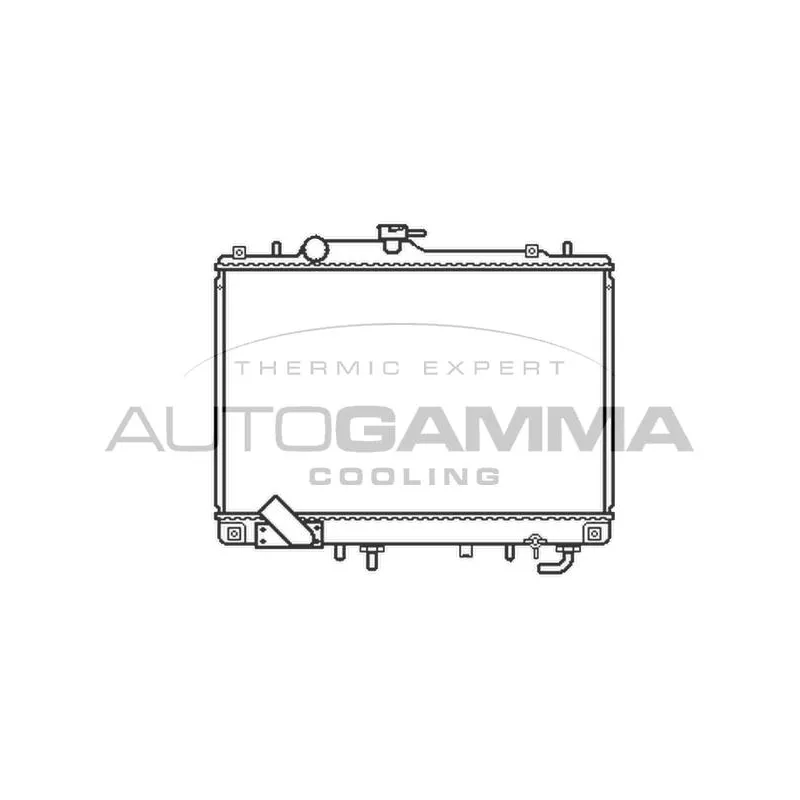 Radiateur, refroidissement du moteur AUTOGAMMA 102210