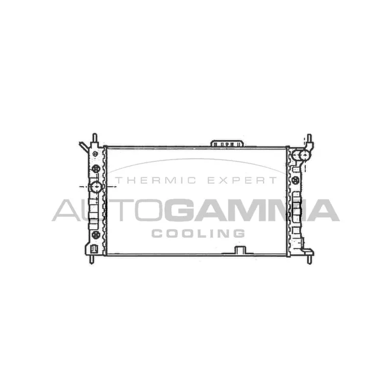 Radiateur, refroidissement du moteur AUTOGAMMA 102217