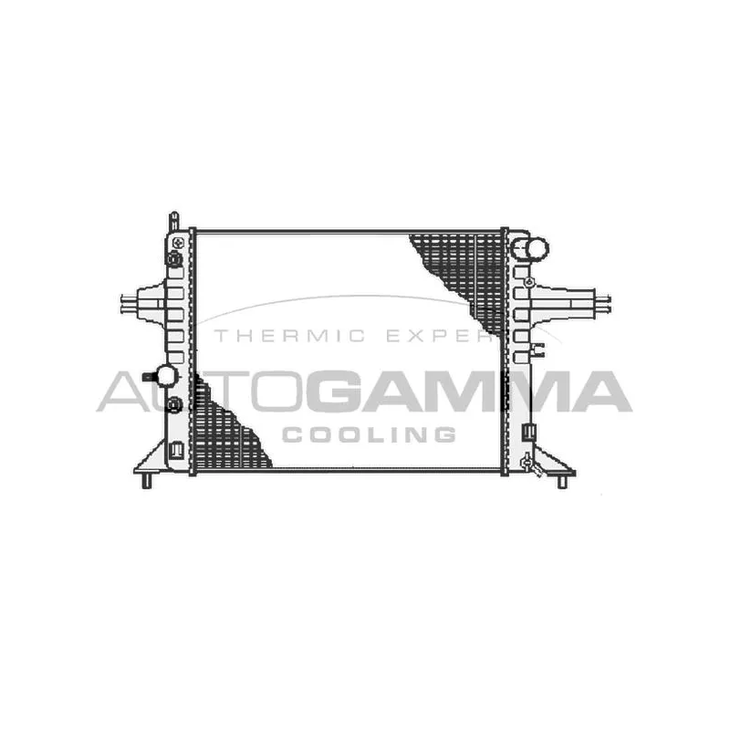 Radiateur, refroidissement du moteur AUTOGAMMA 102219