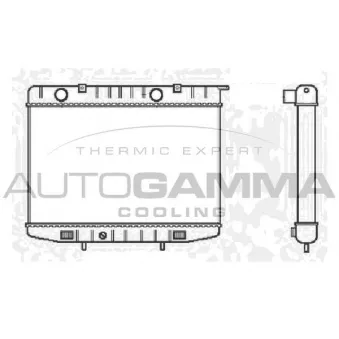 Radiateur, refroidissement du moteur AUTOGAMMA 102230