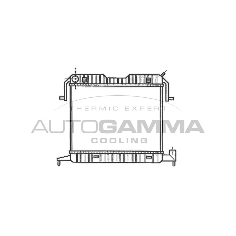 Radiateur, refroidissement du moteur AUTOGAMMA 102235