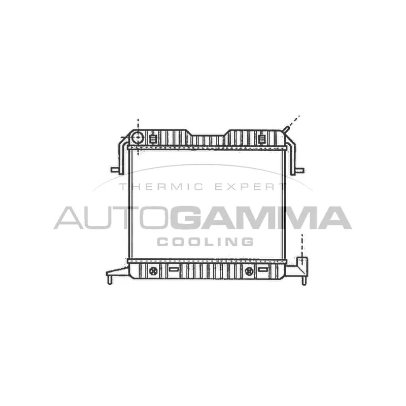 Radiateur, refroidissement du moteur AUTOGAMMA 102236