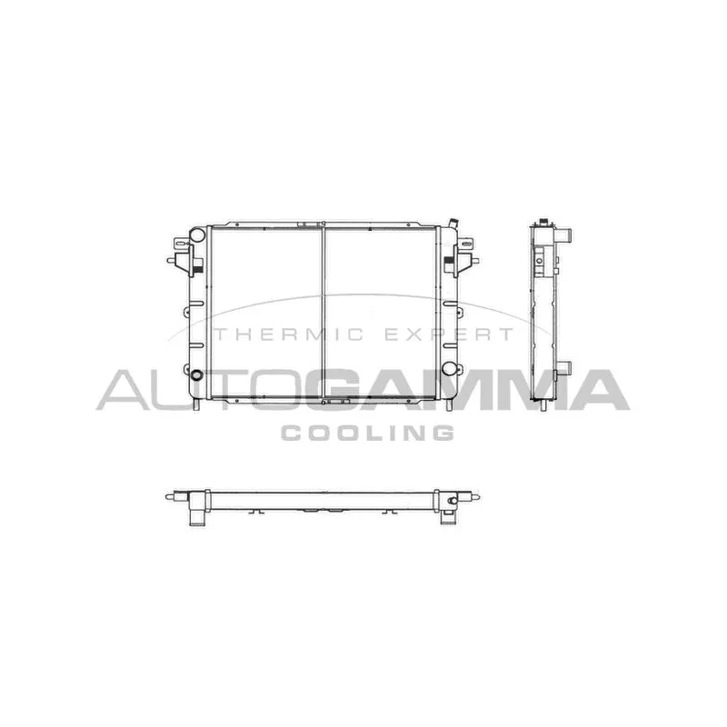 Radiateur, refroidissement du moteur AUTOGAMMA 102237
