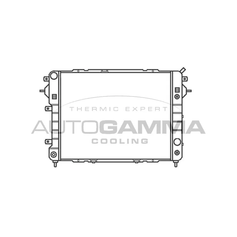 Radiateur, refroidissement du moteur AUTOGAMMA 102239