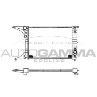 Radiateur, refroidissement du moteur AUTOGAMMA 102249