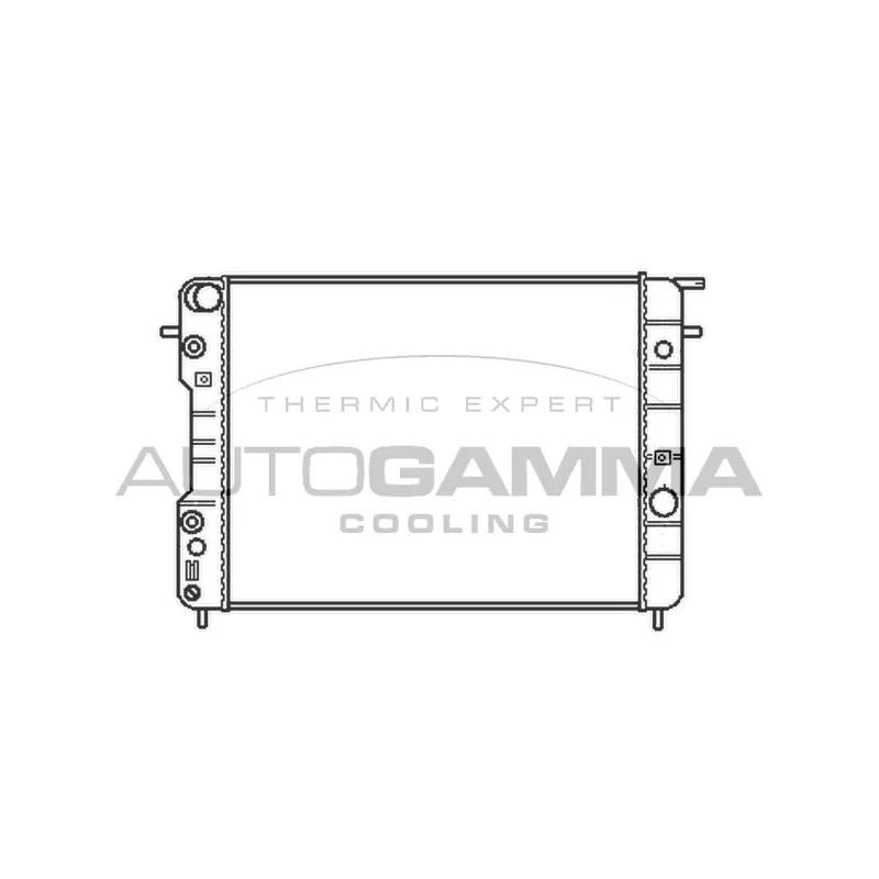 Radiateur, refroidissement du moteur AUTOGAMMA 102253