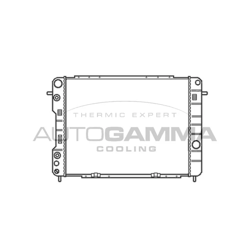 Radiateur, refroidissement du moteur AUTOGAMMA 102258