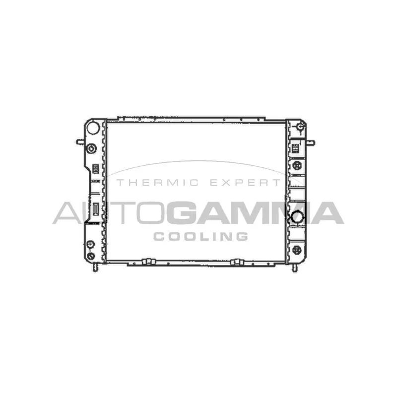 Radiateur, refroidissement du moteur AUTOGAMMA 102259