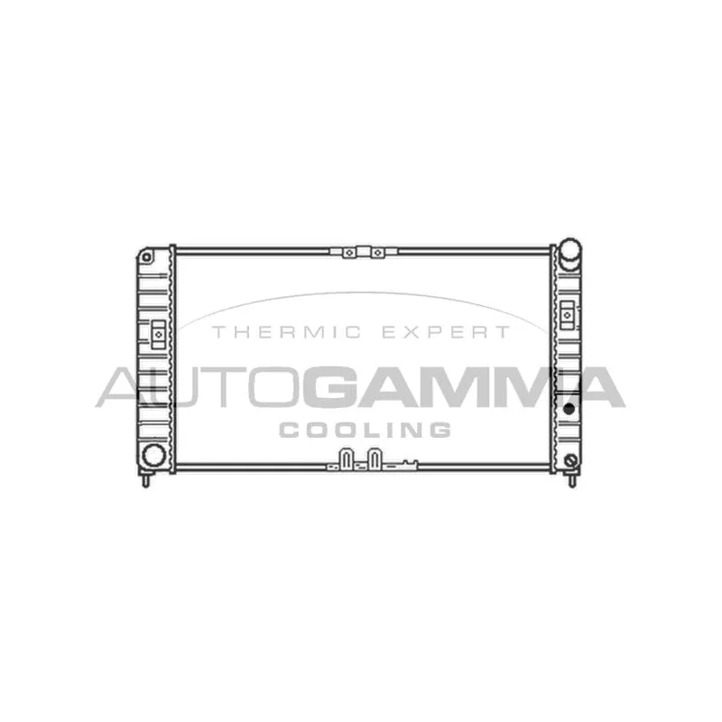 Radiateur, refroidissement du moteur AUTOGAMMA 102262