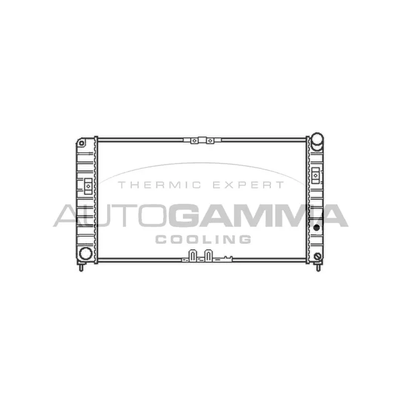 Radiateur, refroidissement du moteur AUTOGAMMA 102263