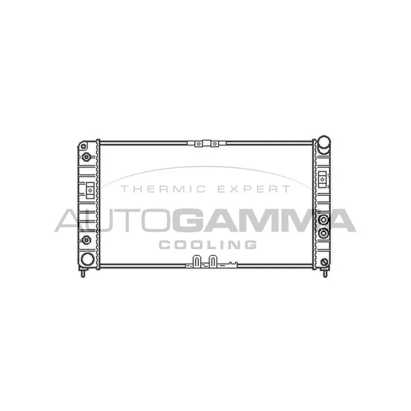 Radiateur, refroidissement du moteur AUTOGAMMA 102264