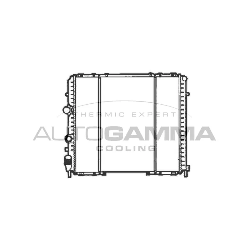 Radiateur, refroidissement du moteur AUTOGAMMA 102282