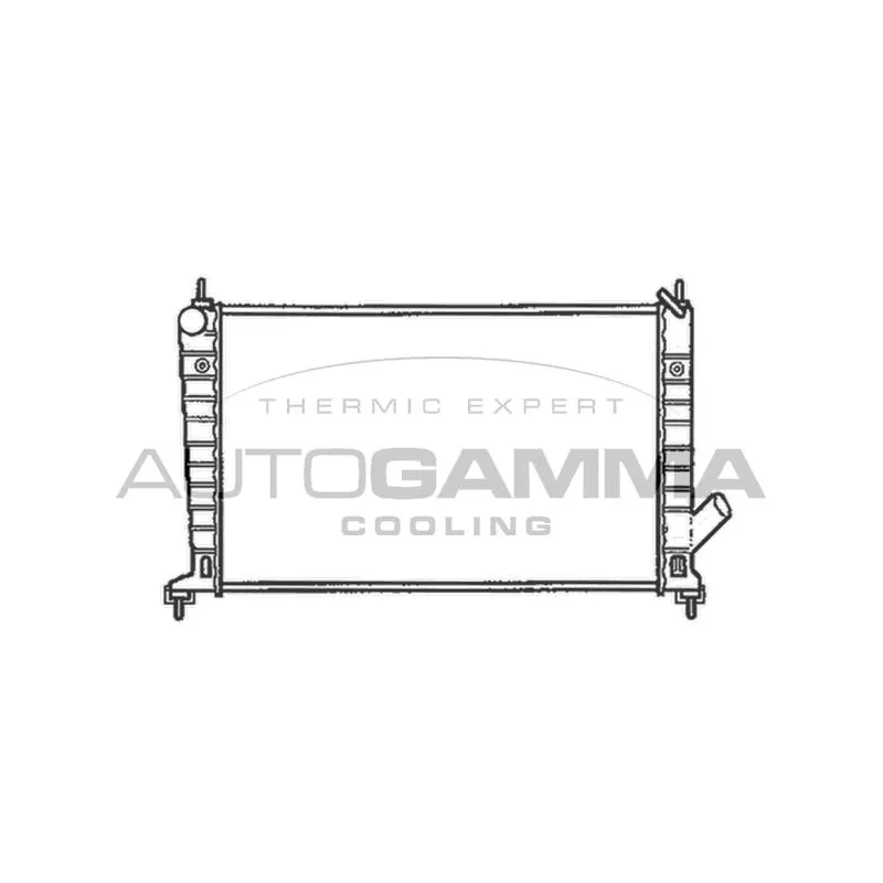 Radiateur, refroidissement du moteur AUTOGAMMA 102301