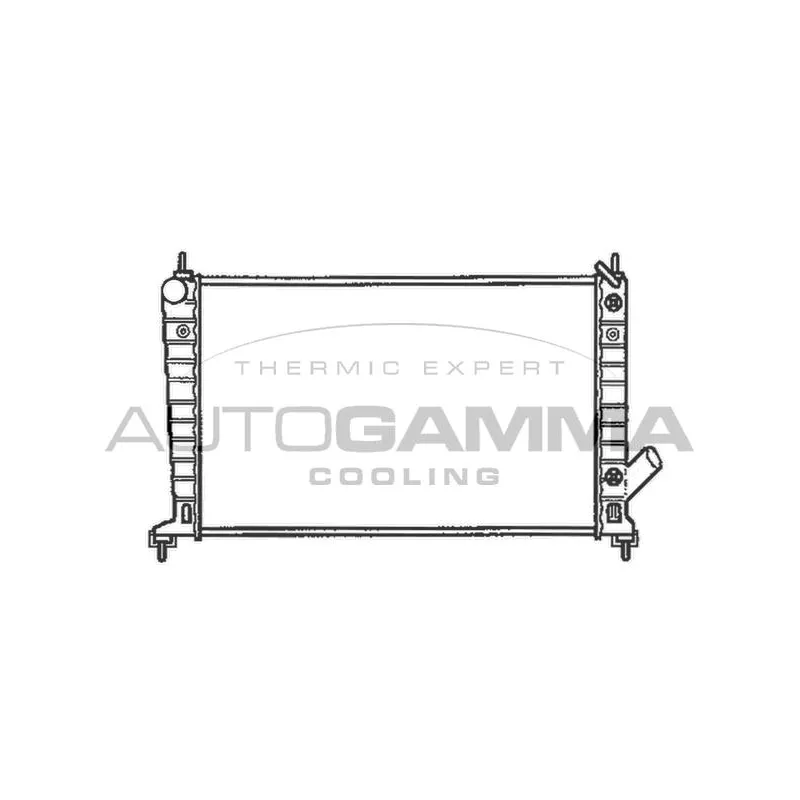 Radiateur, refroidissement du moteur AUTOGAMMA 102302