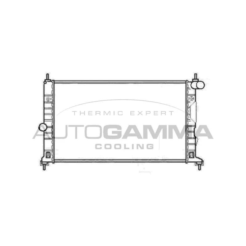 Radiateur, refroidissement du moteur AUTOGAMMA 102303