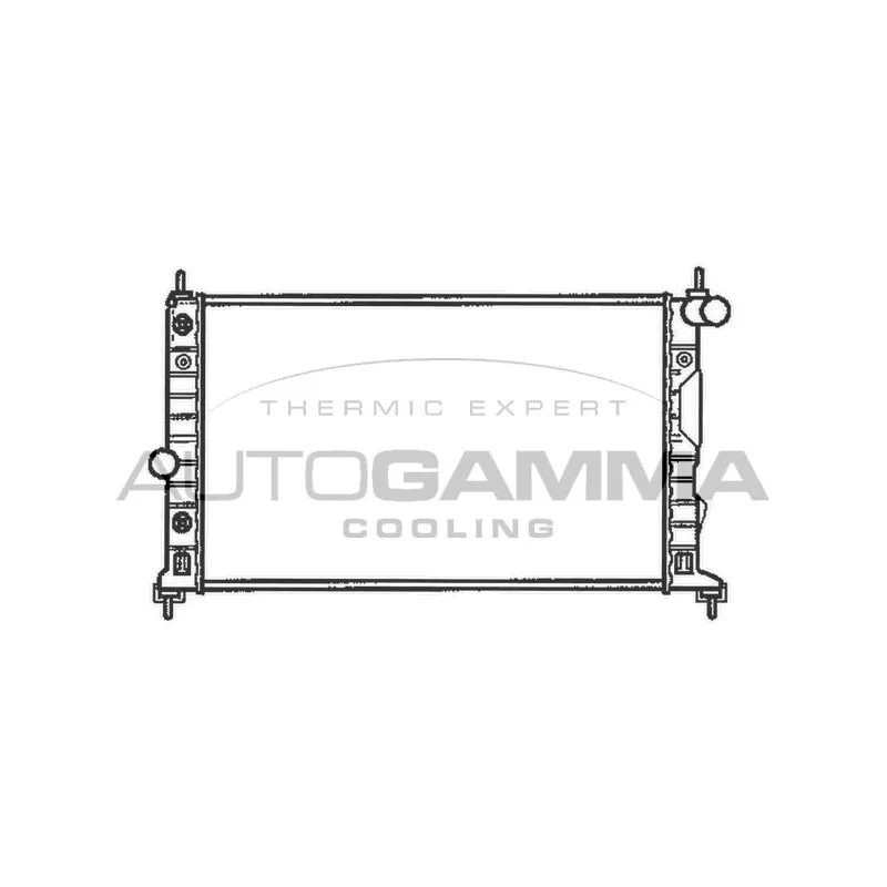Radiateur, refroidissement du moteur AUTOGAMMA 102304
