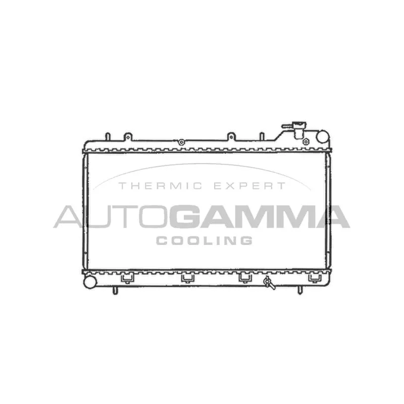 Radiateur, refroidissement du moteur AUTOGAMMA 102308