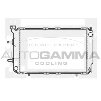 Radiateur, refroidissement du moteur AUTOGAMMA 102312