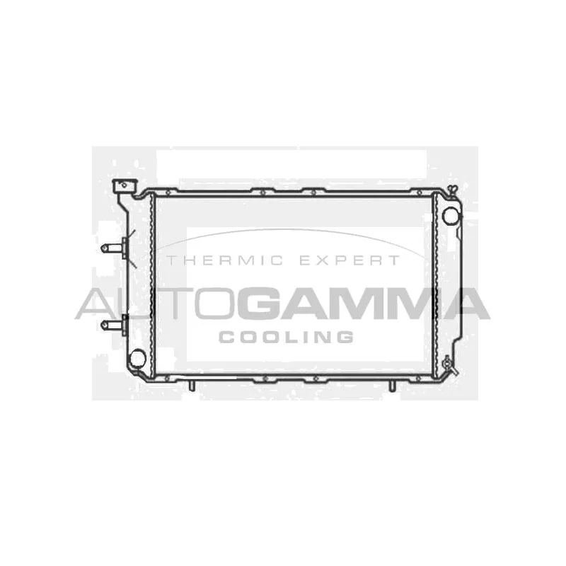 Radiateur, refroidissement du moteur AUTOGAMMA 102312