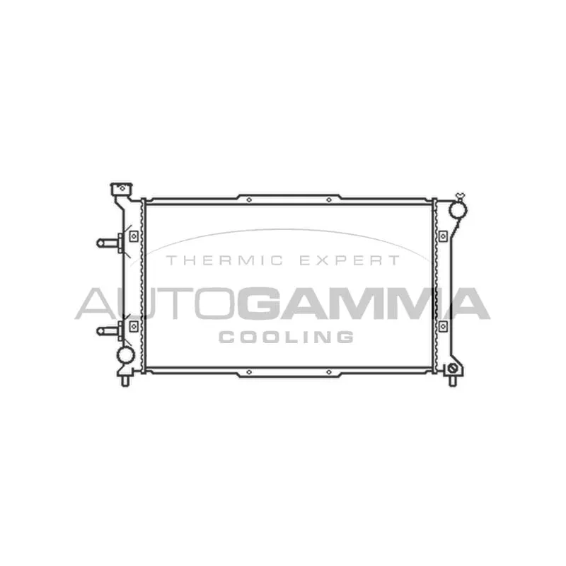 Radiateur, refroidissement du moteur AUTOGAMMA 102316
