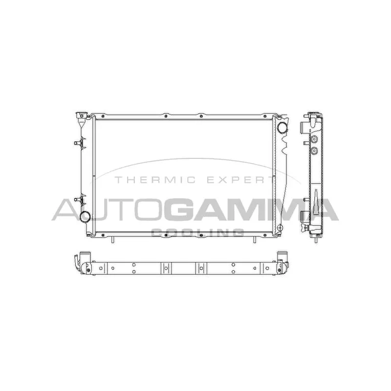 Radiateur, refroidissement du moteur AUTOGAMMA 102317