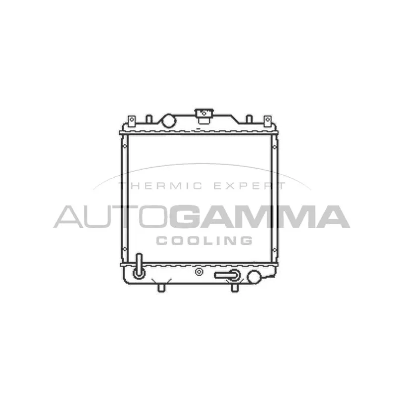 Radiateur, refroidissement du moteur AUTOGAMMA 102319