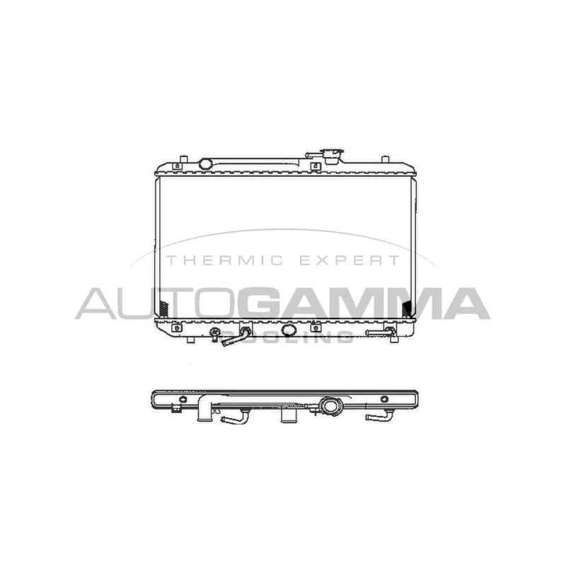 Radiateur, refroidissement du moteur AUTOGAMMA 102321