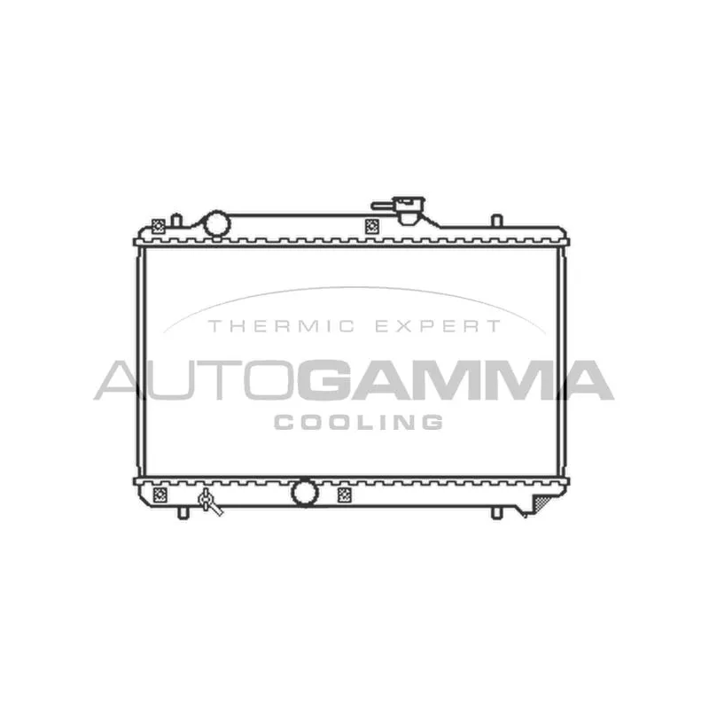 Radiateur, refroidissement du moteur AUTOGAMMA 102322