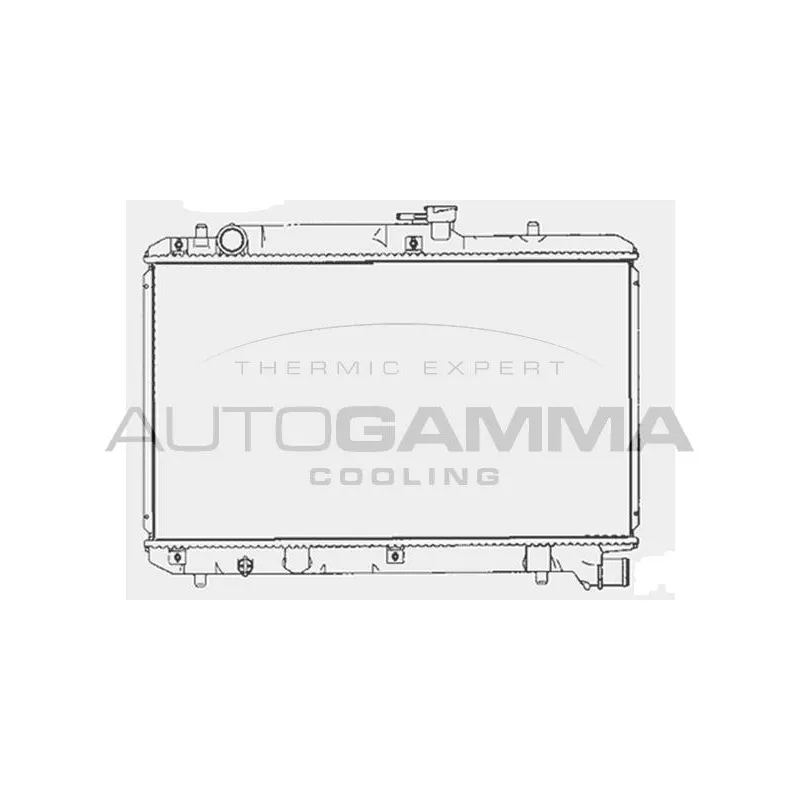 Radiateur, refroidissement du moteur AUTOGAMMA 102324