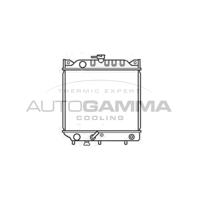 Radiateur, refroidissement du moteur AUTOGAMMA 102329