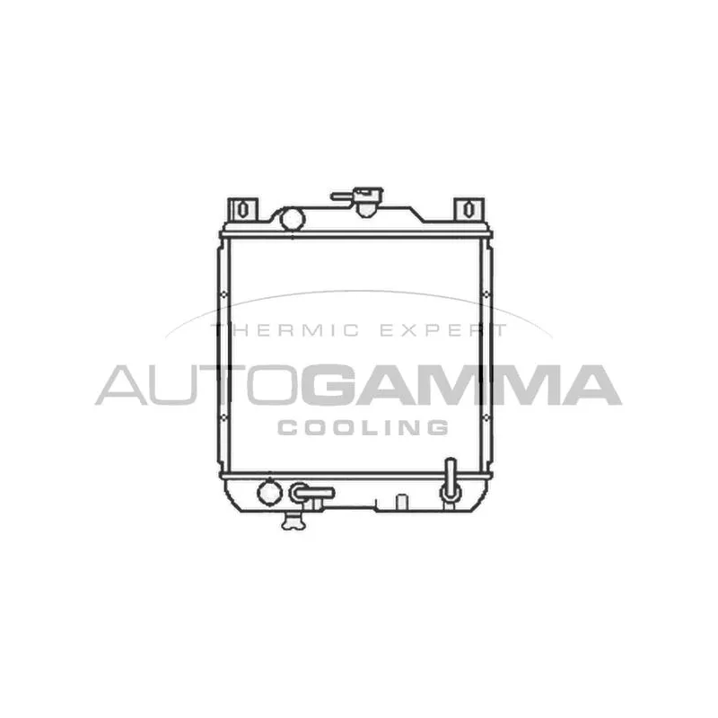 Radiateur, refroidissement du moteur AUTOGAMMA 102331