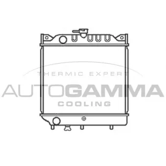 Radiateur, refroidissement du moteur AUTOGAMMA 102332