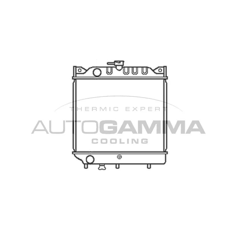 Radiateur, refroidissement du moteur AUTOGAMMA 102332