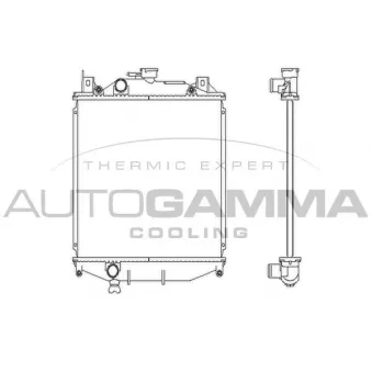 Radiateur, refroidissement du moteur AUTOGAMMA 102335