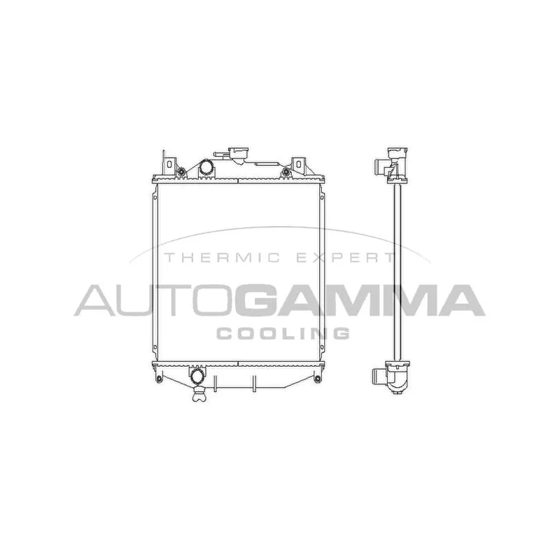 Radiateur, refroidissement du moteur AUTOGAMMA 102335
