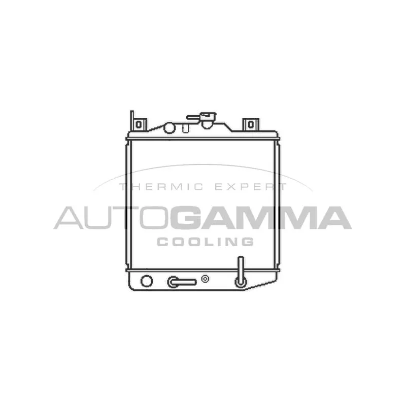 Radiateur, refroidissement du moteur AUTOGAMMA 102337