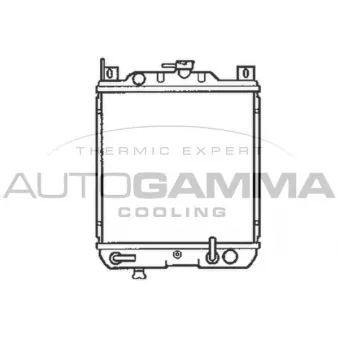Radiateur, refroidissement du moteur AUTOGAMMA 102338