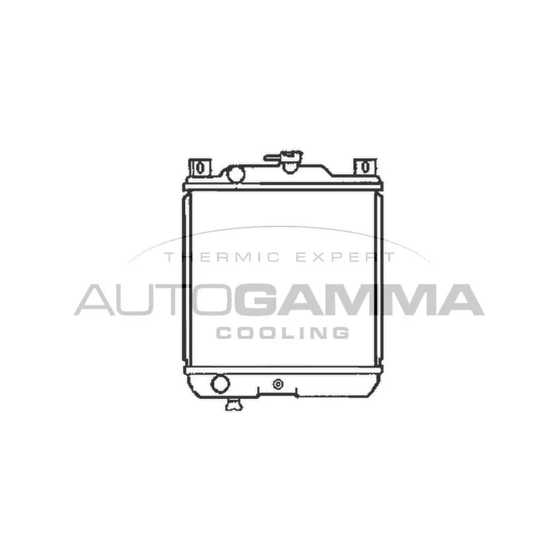 Radiateur, refroidissement du moteur AUTOGAMMA 102339