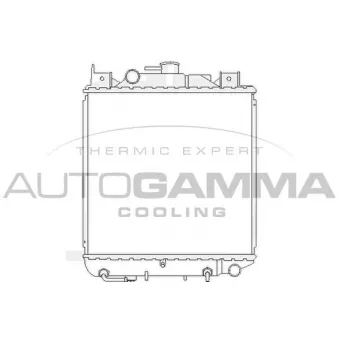 Radiateur, refroidissement du moteur AUTOGAMMA 102340