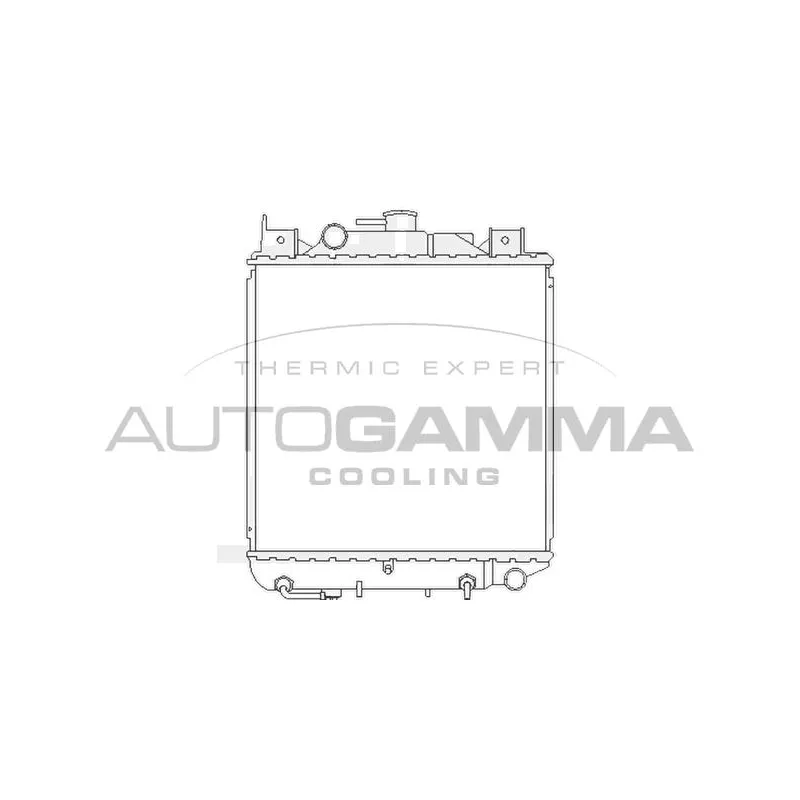 Radiateur, refroidissement du moteur AUTOGAMMA 102340