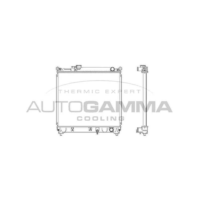 Radiateur, refroidissement du moteur AUTOGAMMA 102343