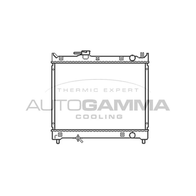 Radiateur, refroidissement du moteur AUTOGAMMA 102344